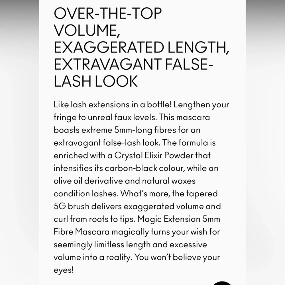 ⭐️Host pick ⭐️ NEW IN BOX MAC MAGIC EXTENSION 5MM FIBRE MASCARA